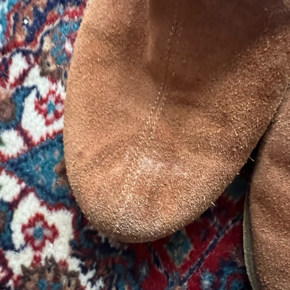 Svony Brown Suede Fur Lined Mules, size 40 - Picture 3 of 7